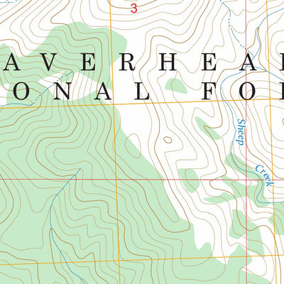 Elk Creek, MT FSTopo Preview 2