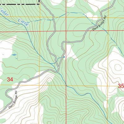 Elk Creek Falls, ID FSTopo Preview 2