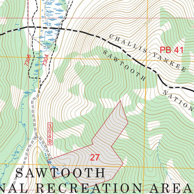 Elk Meadow, ID FSTopo Preview 3