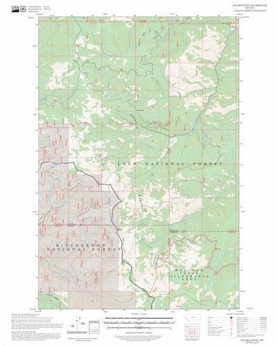 Elk Mountain, MT FSTopo Preview 1