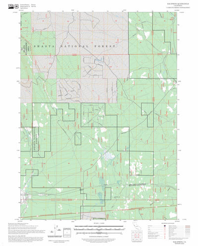 Elk Spring, CA FSTopo Preview 1