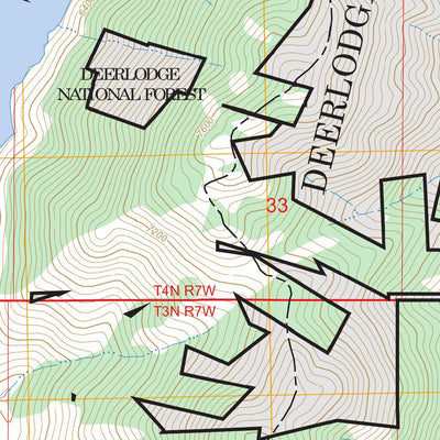 Elk Park Pass, MT FSTopo Preview 3
