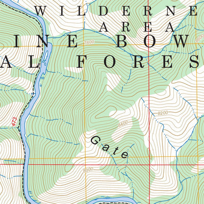 Elkhorn Point, WY-CO FSTopo Preview 3
