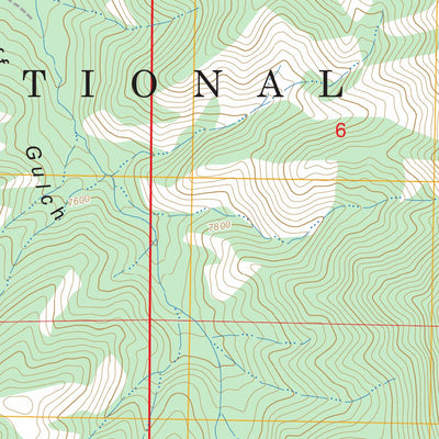 Elkhorn Peak, WY FSTopo Preview 2