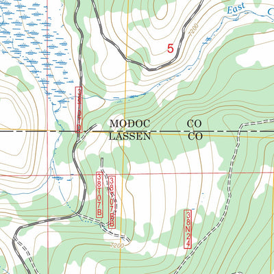 Emerson Peak, CA FSTopo Preview 2