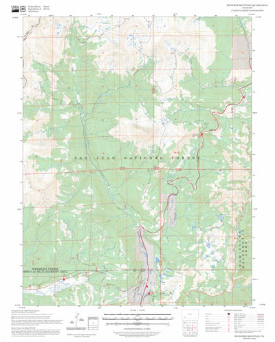 Engineer Mountain, CO FSTopo Preview 1