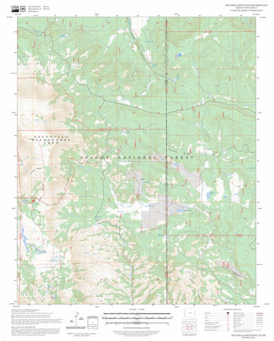 Escudilla Mountain, AZ-NM FSTopo Preview 1