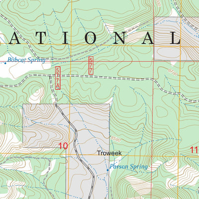 Escudilla Mountain, AZ-NM FSTopo Preview 2