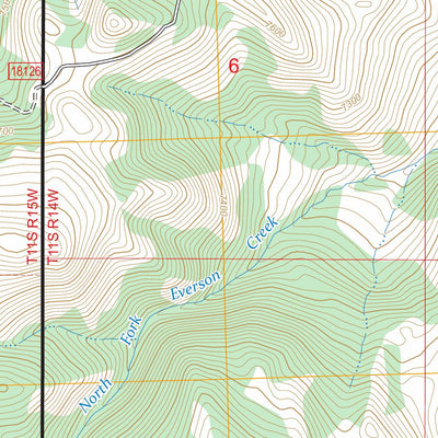 Everson Creek, MT FSTopo Preview 3