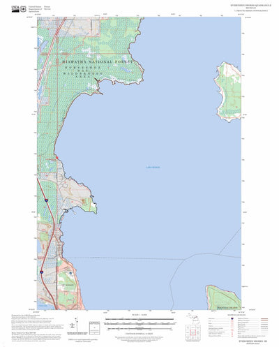 Evergreen Shores, MI FSTopo Preview 1
