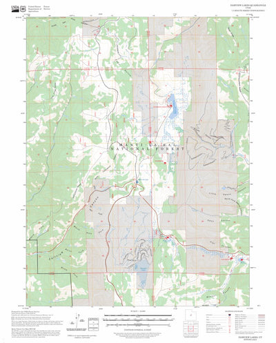 Fairview Lakes, UT FSTopo Preview 1