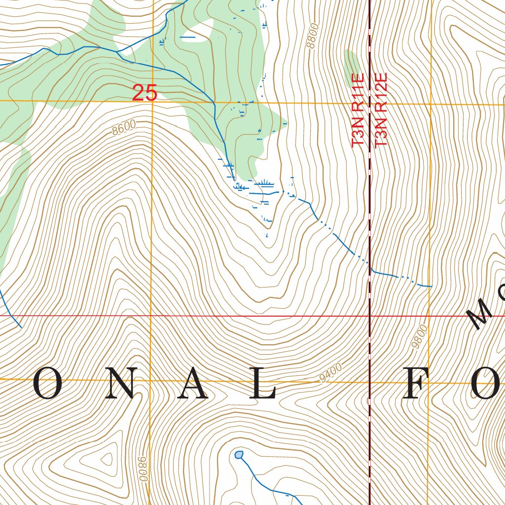 Fairview Peak, MT FSTopo Map by US Forest Service - Topo | Avenza Maps