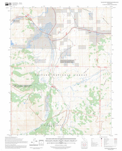 Fales Hot Springs, CA FSTopo Preview 1