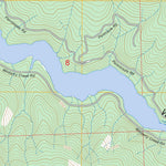 Fall Creek Lake, OR FSTopo Preview 3