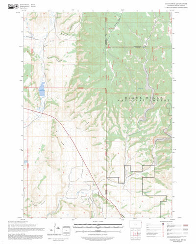 Fanny Peak, WY-SD FSTopo Preview 1
