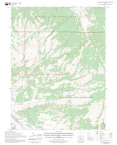 Farm Creek Peak, UT FSTopo Preview 1