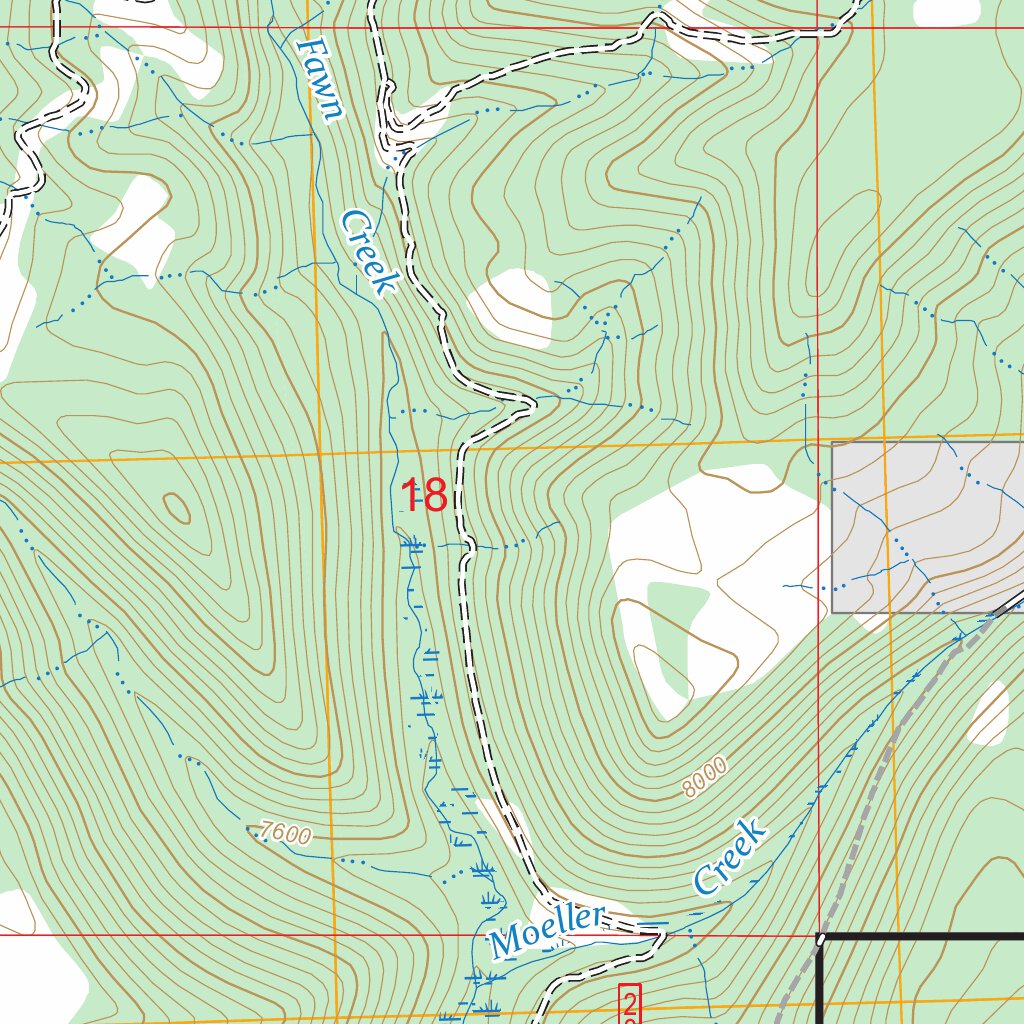 Fawn Creek, CO FSTopo Map by US Forest Service - Topo | Avenza Maps