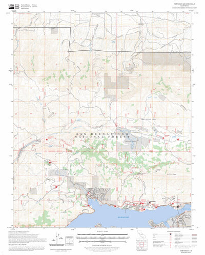 Fawnskin, CA FSTopo Preview 1