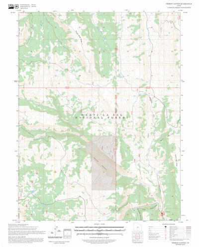 Ferron Canyon, UT FSTopo Preview 1