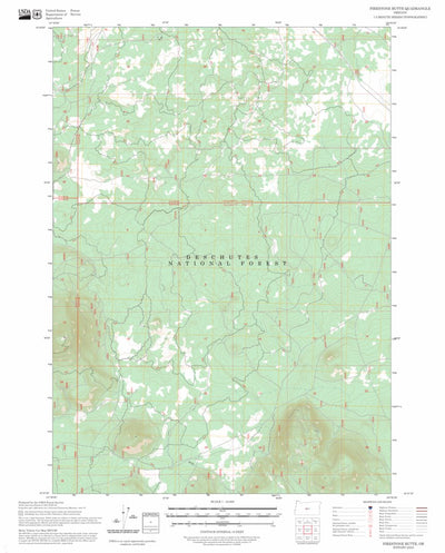 Firestone Butte, OR FSTopo Preview 1