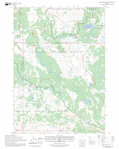 Fish Creek Park, WY FSTopo Preview 1