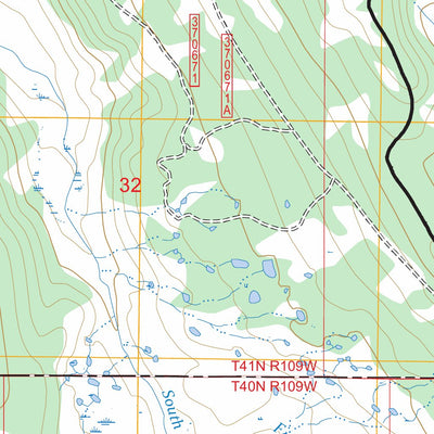 Fish Creek Park, WY FSTopo Preview 3