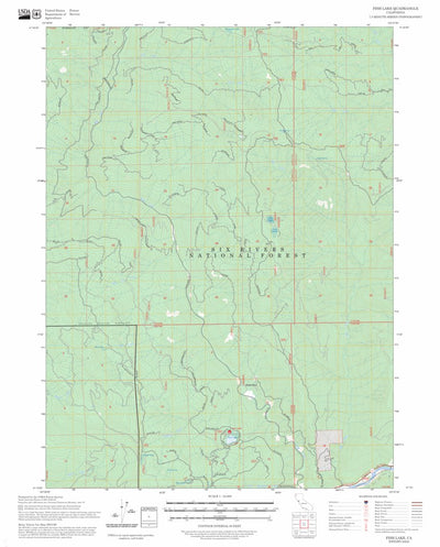 Fish Lake, CA FSTopo Preview 1