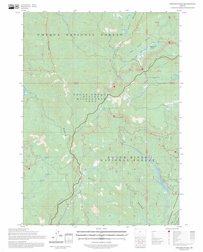 Fish Mountain, OR FSTopo Preview 1