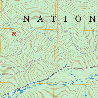 Fishtrap Lake, MT FSTopo Preview 2