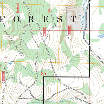 Fitzwater Point, OR FSTopo Preview 2