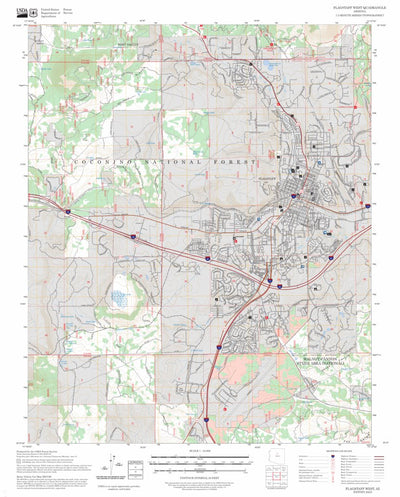Flagstaff West, AZ FSTopo Preview 1