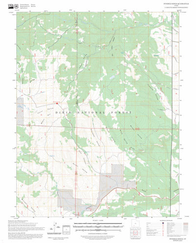 Fivemile Ridge, UT FSTopo Preview 1