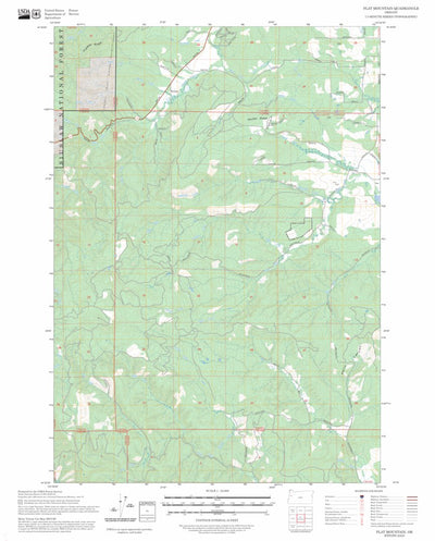 Flat Mountain, OR FSTopo Preview 1