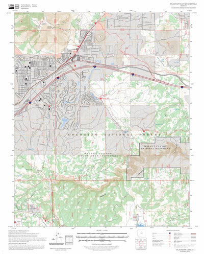 Flagstaff East, AZ FSTopo Preview 1