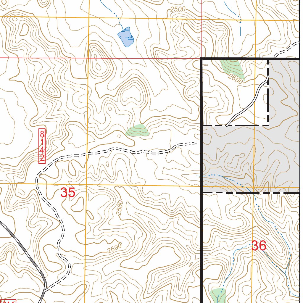Flat Rock Butte, ND FSTopo Map by US Forest Service - Topo | Avenza Maps