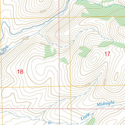 Flatiron Hill, ID FSTopo Preview 3