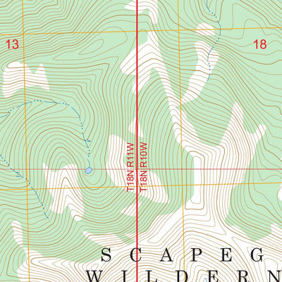 Flint Mountain, MT FSTopo Preview 2