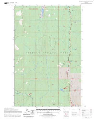 Flatiron Mountain, MT FSTopo Preview 1