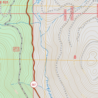 Flatiron Mountain, MT FSTopo Preview 3