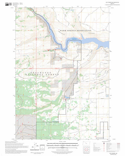 Fly Creek, OR FSTopo Preview 1