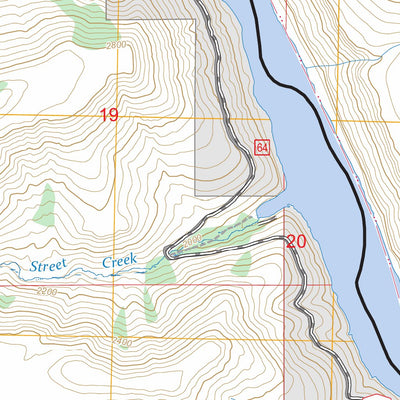 Fly Creek, OR FSTopo Preview 3