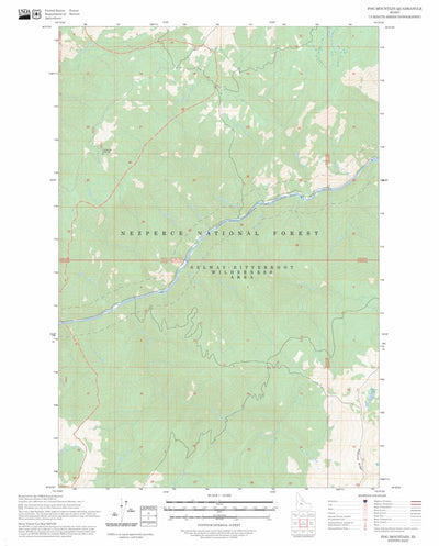 Fog Mountain, ID FSTopo Preview 1