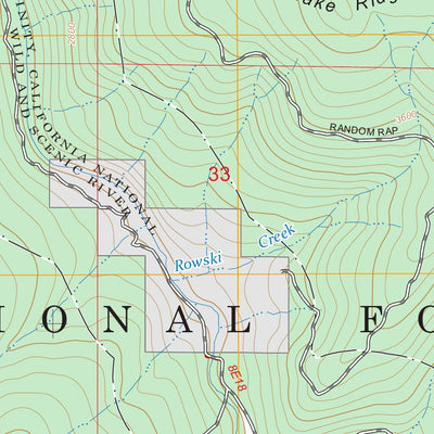 Forest Glen, CA FSTopo Preview 3