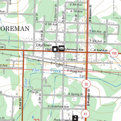 Foreman, AR-OK-TX FSTopo Preview 3