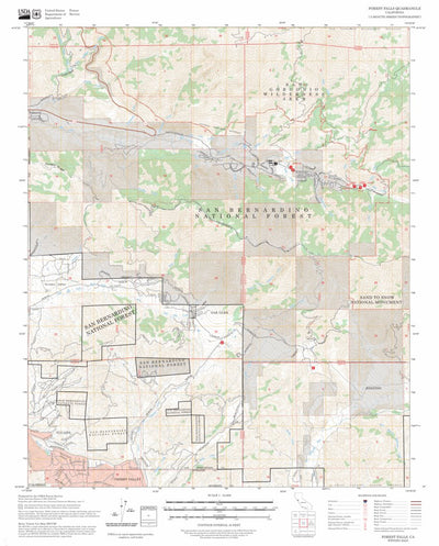 Forest Falls, CA FSTopo Preview 1