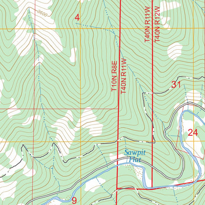 Forks of Salmon, CA FSTopo Preview 3