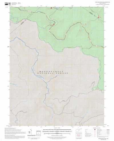 Fork Mountain, WV FSTopo Preview 1