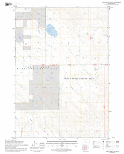 Fort George Butte, SD FSTopo Preview 1
