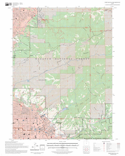 Fort Douglas, UT FSTopo Preview 1