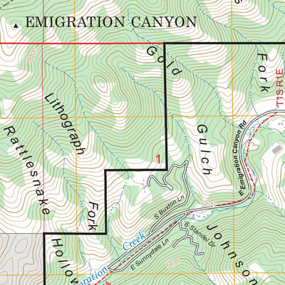 Fort Douglas, UT FSTopo Preview 3